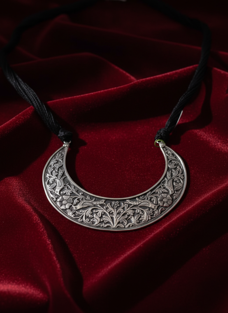 Krishnacraft Chitai Classic Hasli necklace