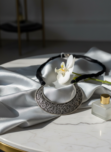 Krishnacraft Chitai Classic Hasli necklace