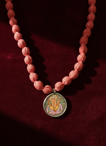 KrishnaCrafts Handcrafted Necklace Mala with Pendant