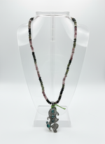 KrishnaCrafts Mala of Multicoloured Beads with Pendant