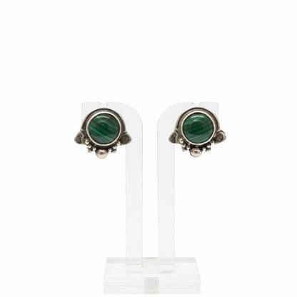 Krishnacrafts Earring with green fancy stone