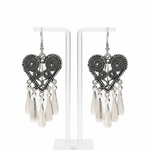 Krishnacrafts Royal heart tassel earring
